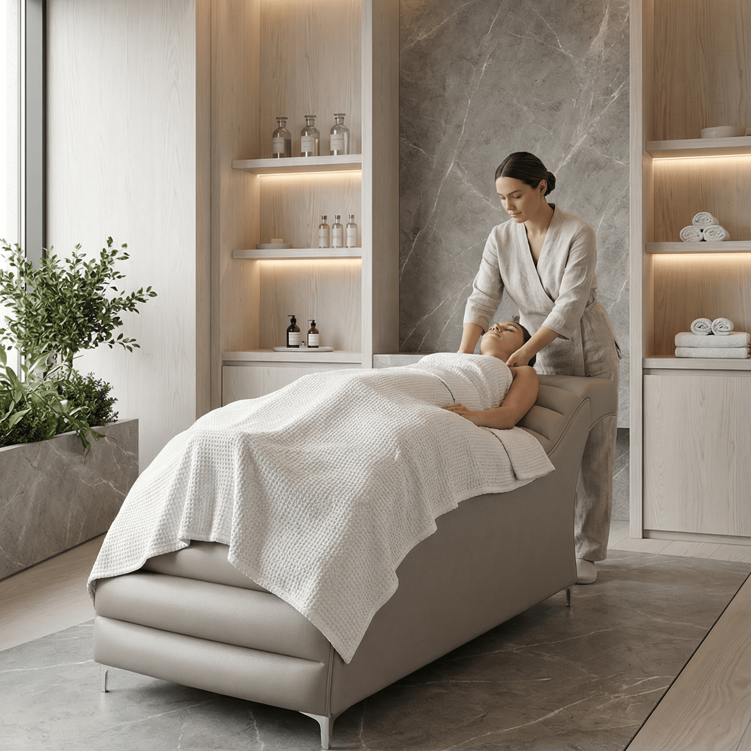 Esthetician Suite Setup: Why Facial Tables Are Failing Estheticians — And What the Best Treatment Rooms Use | Plush + Oak