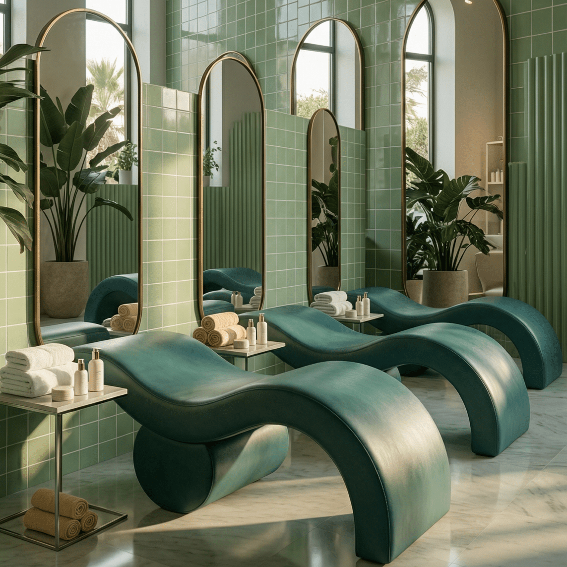 The Brynn — Lash Bed by Plush + Oak, 
The Brynn — Brow Bed by Plush + Oak, 
The Brynn— PMU Bed by Plush + Oak, #color_emerald