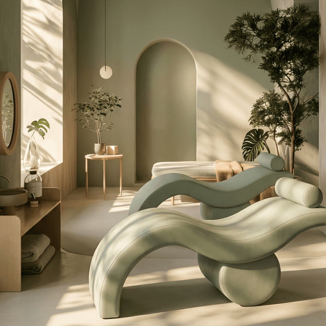 The Brynn — Lash Bed by Plush + Oak, 
The Brynn — Brow Bed by Plush + Oak, 
The Brynn— PMU Bed by Plush + Oak,   #color_mint