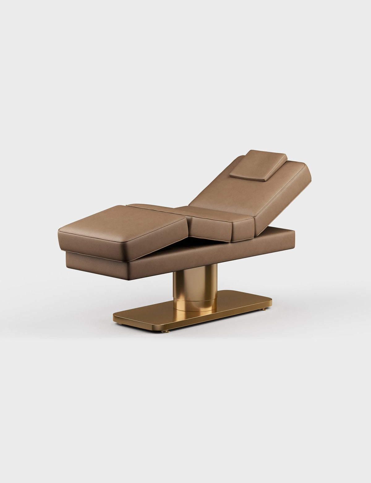 Oxford Full 3-Motor Electric Salon Bed® (Bronzed Brass)