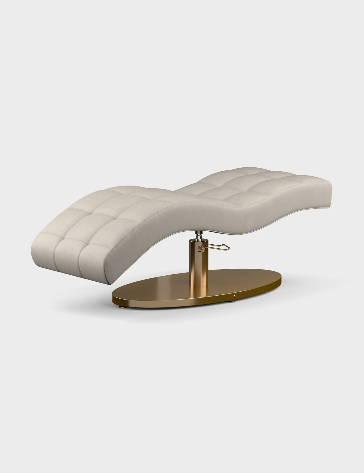 Vera 360® Curved Beauty Bed with Swivel (Bronzed Brass)